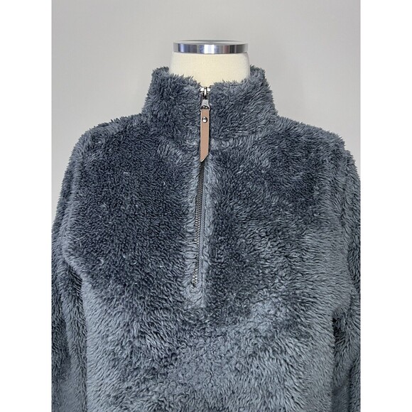 Charles River Apparel Women Medium Gray Pullover Fleece 1/4 Zip - Picture 3 of 6